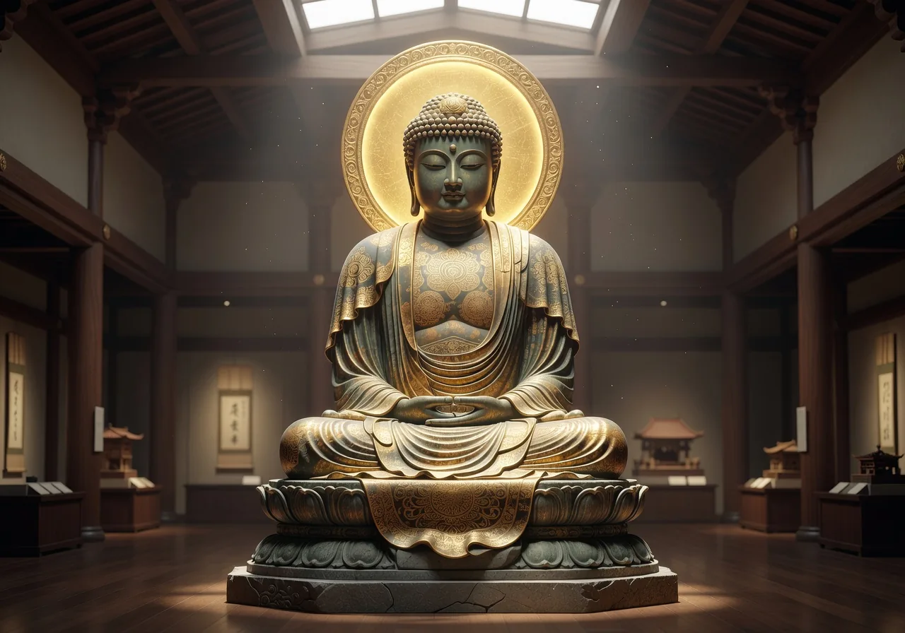 Golden Buddha statue