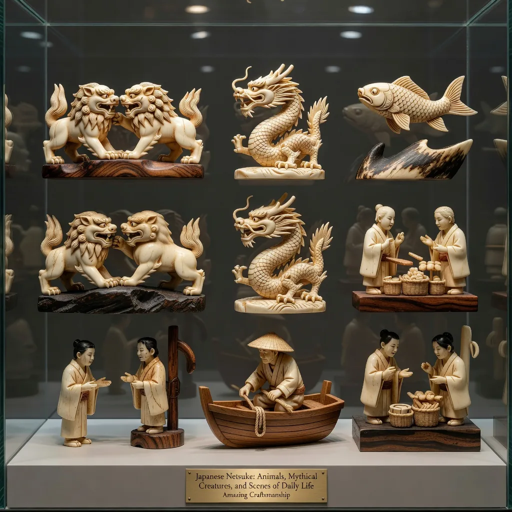 Netsuke figures